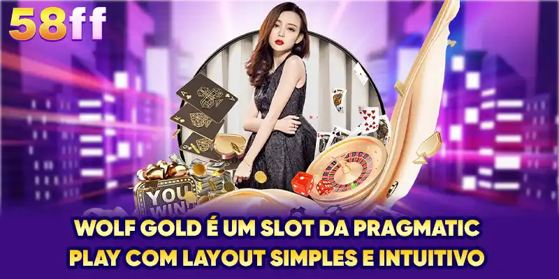 Wolf Gold é um slot da Pragmatic Play com layout simples e intuitivo