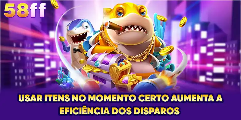 Usar itens no momento certo aumenta a eficiência dos disparos