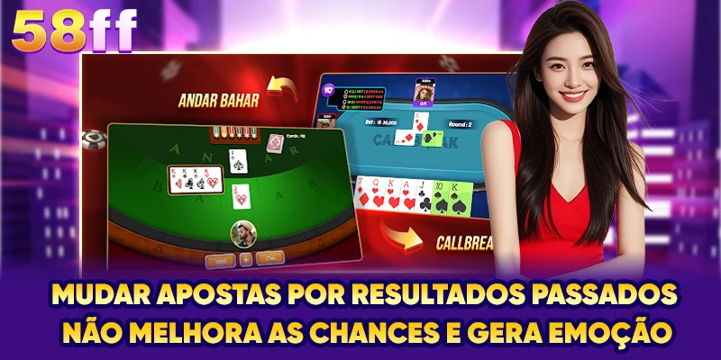 Mudar apostas por resultados passados não melhora as chances e gera emoção