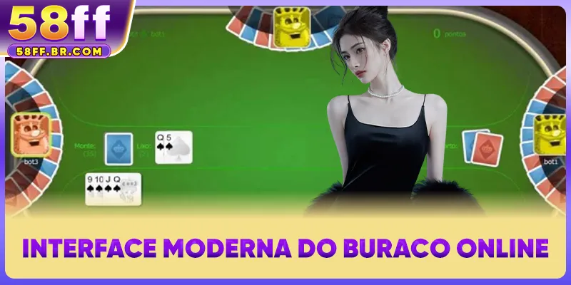 Interface moderna do Buraco online