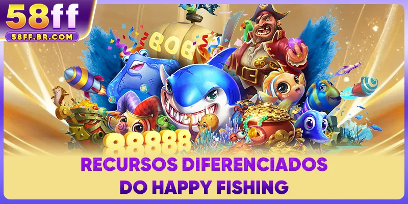 Recursos diferenciados do Happy Fishing